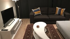 Leilighet – executive, 1 soverom | Oppholdsrom | Flatskjerm-TV