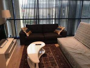 行政公寓, 1 間臥室 | 客廳 | 平面電視