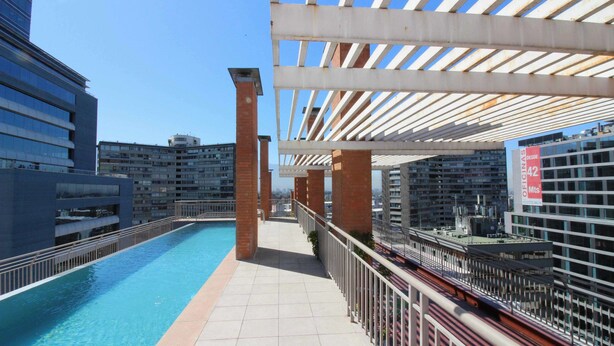 Indoor pool, seasonal outdoor pool - Studio Suite Pedro de Valdivia (Santiago)
