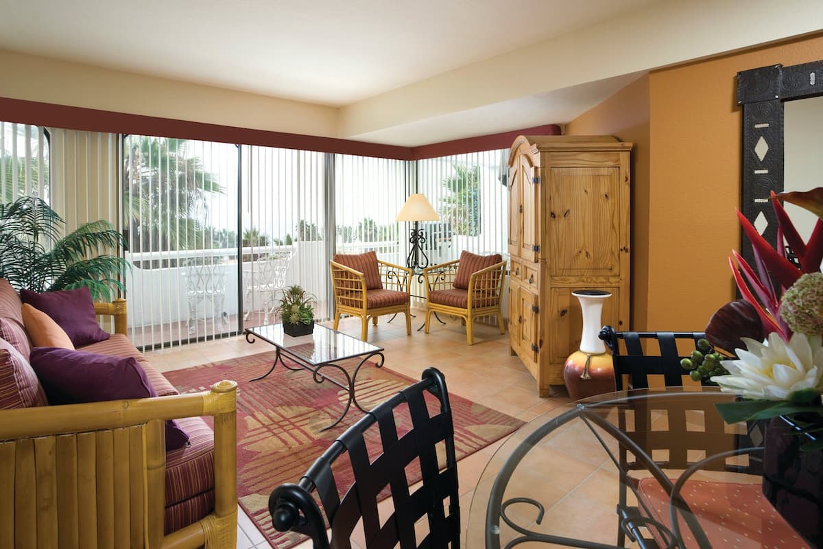 Standard Condo, 2 Bedrooms, Kitchen | Living area | TV