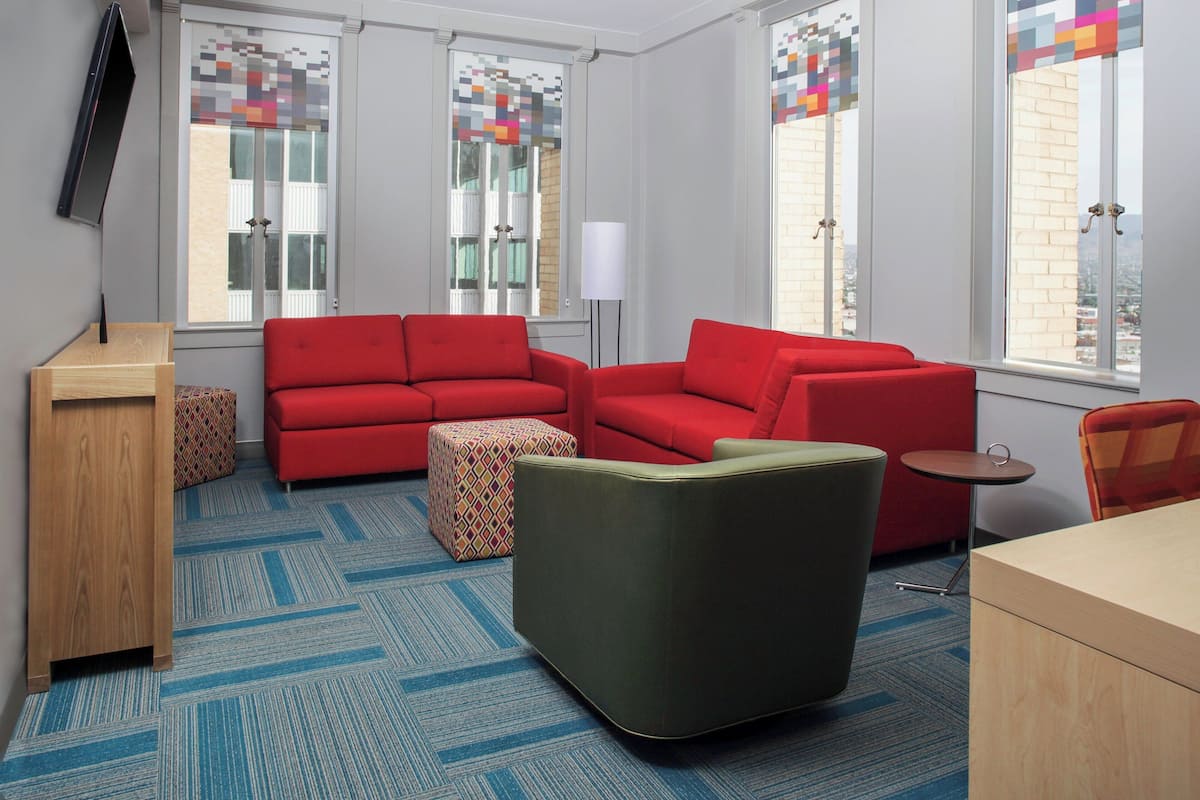 Executive Suite, 1 Bedroom (Mobility Accessible, Roll-In Shower) | Desk, free cribs/infant beds, free WiFi, bed sheets