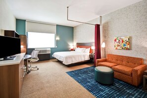 Hypo-allergenic bedding, pillow-top beds, desk, laptop workspace - Home2 Suites by Hilton Columbus Downtown (Columbus)