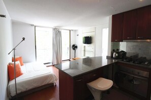 Standard Apartment, 1 King Bed with Sofa bed | Living room