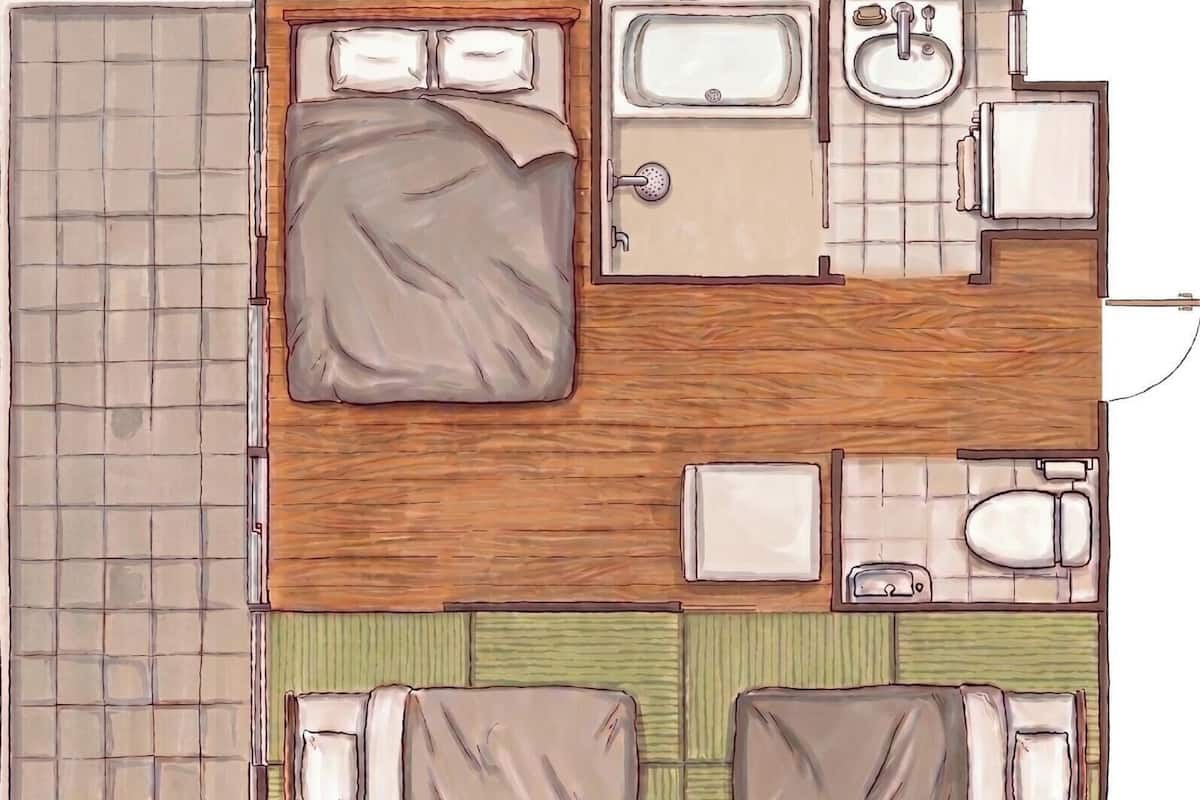 TATAMI Forth no smoking | Down comforters, free WiFi, bed sheets