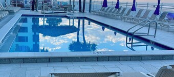 Beachfront. Hurricane repairs complete. Newly renovated heated pool and spa open