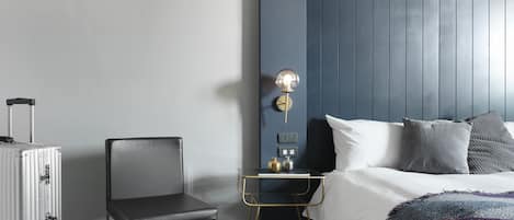 Habitación doble Deluxe | Edredón, cortinas blackout, insonorización y wifi gratis