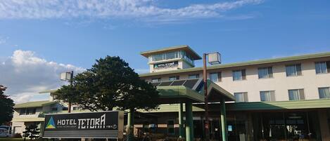 Voorkant van accommodatie