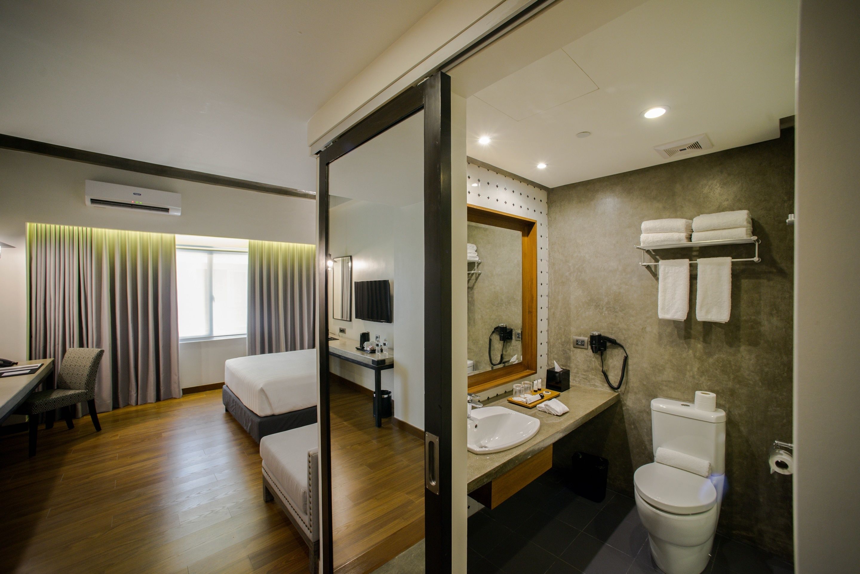 deluxe room | in-room safe, desk, soundproofing, iron/ironing board