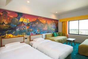 Een kluis op de kamer, verduisterende gordijnen, gratis wifi, beddengoed