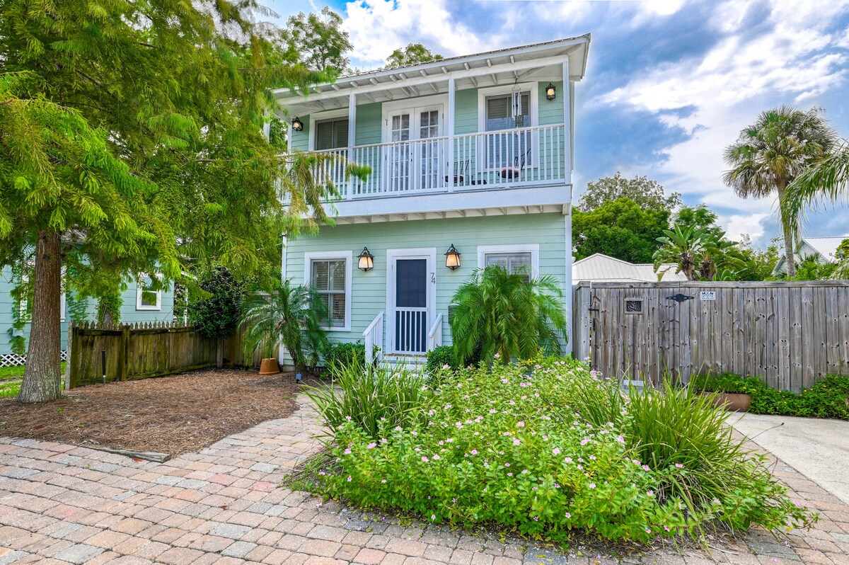 Photo 3 of Historic Downtown Home with Private Heated Pool! Walk to Everything!