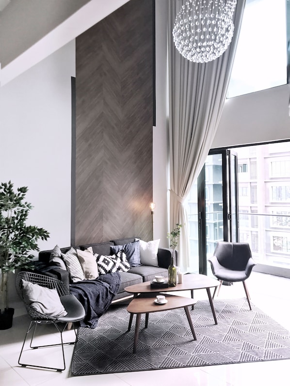 Departamento, 4 habitaciones | Sala de estar | Smart TV y Netflix 