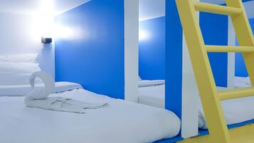 Free WiFi, bed sheets