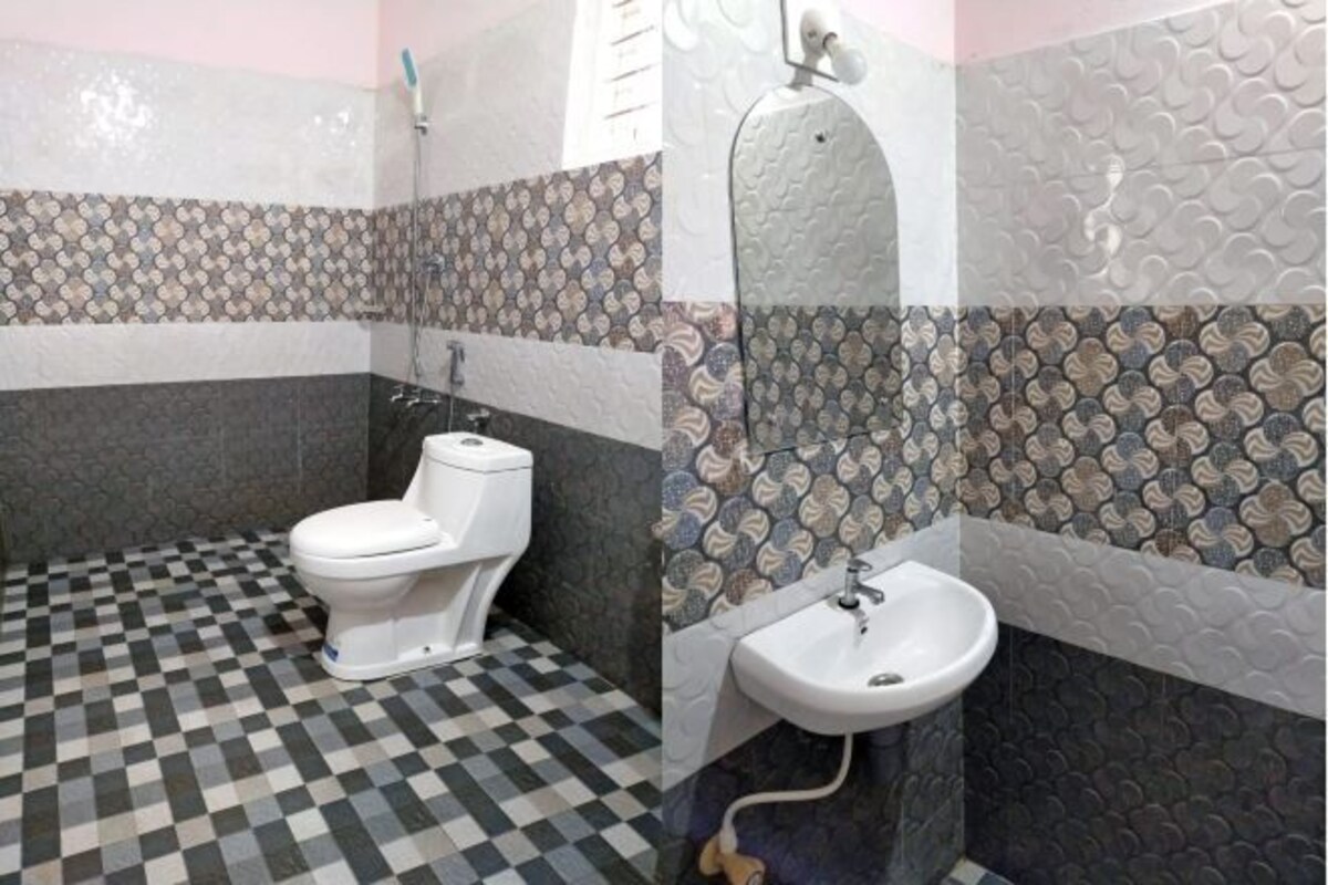 Bồn tắm, đồ dùng nhà tắm miễn phí, khăn tắm 