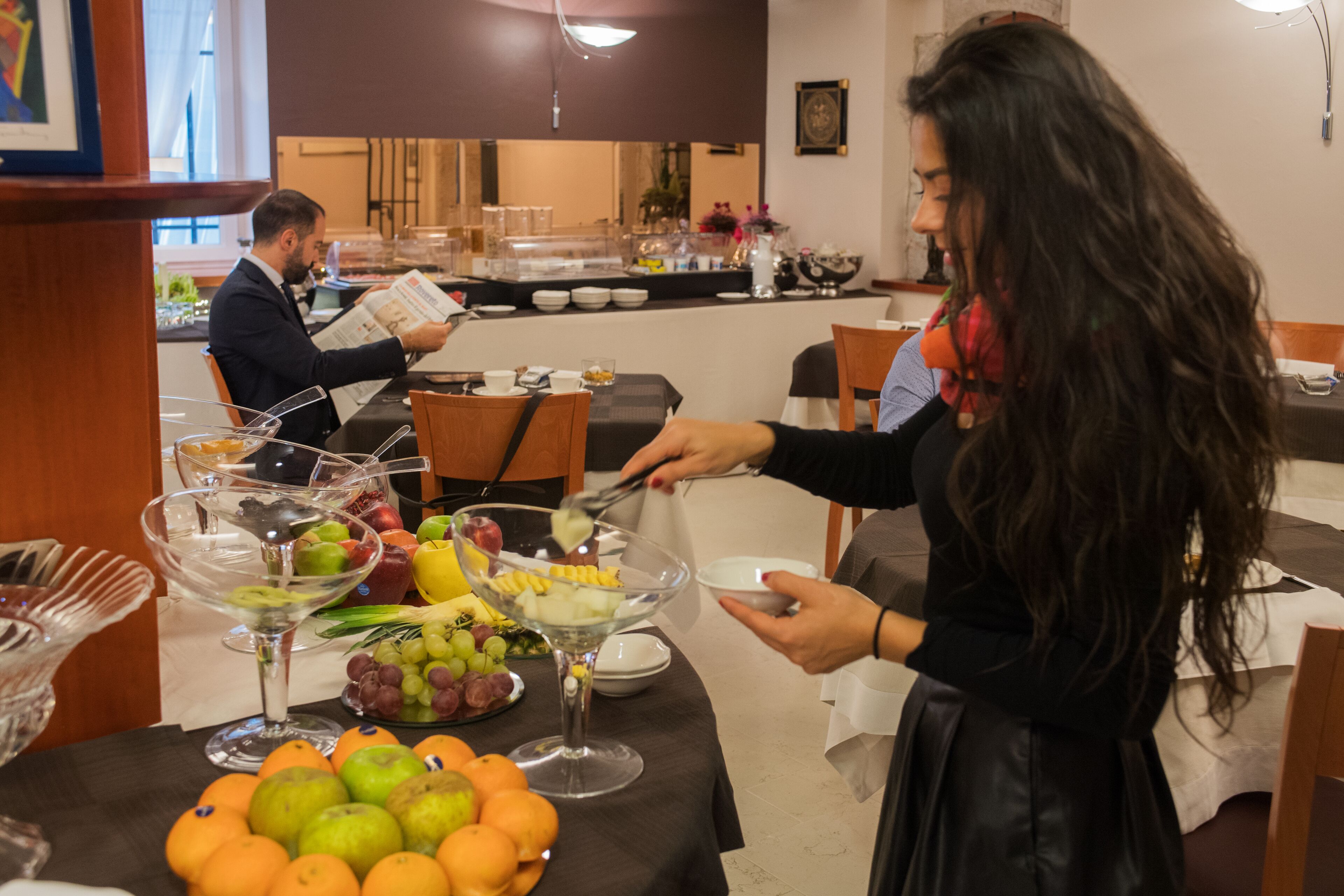 Colazione a buffet a pagamento, servita tutte le mattine 