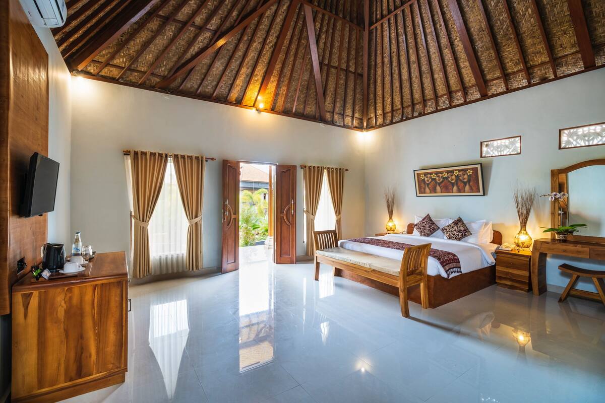 Bungalow, 1 Schlafzimmer, Gartenblick