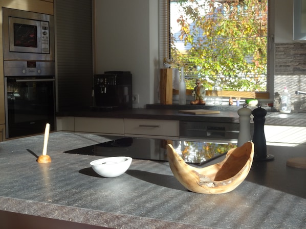 Chalet, 4 Bedrooms, Non Smoking | Private kitchen | Fridge, microwave, oven, stovetop - Chalet France (Fieberbrunn)