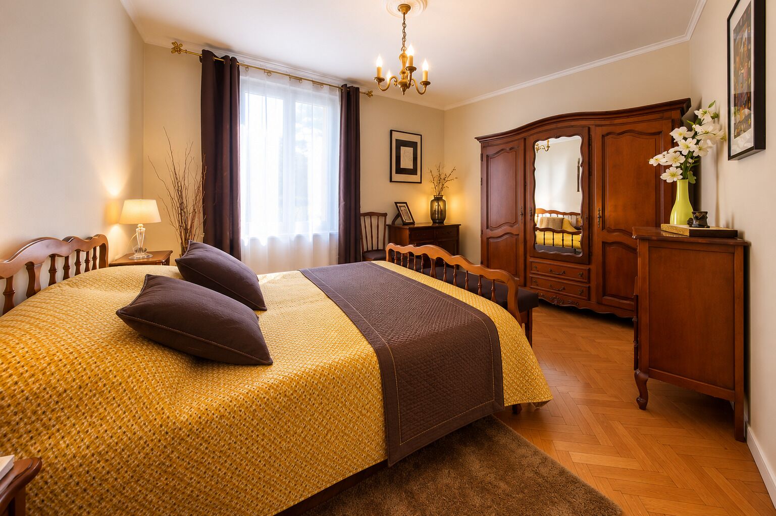Appartement Premium, salle de bains attenante, vue parc | Wi-Fi gratuit