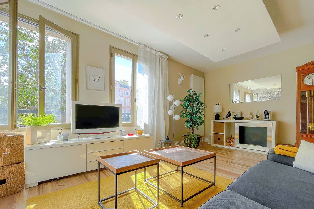 Premium Apartment, Ensuite, Park View | Ruang tamu
