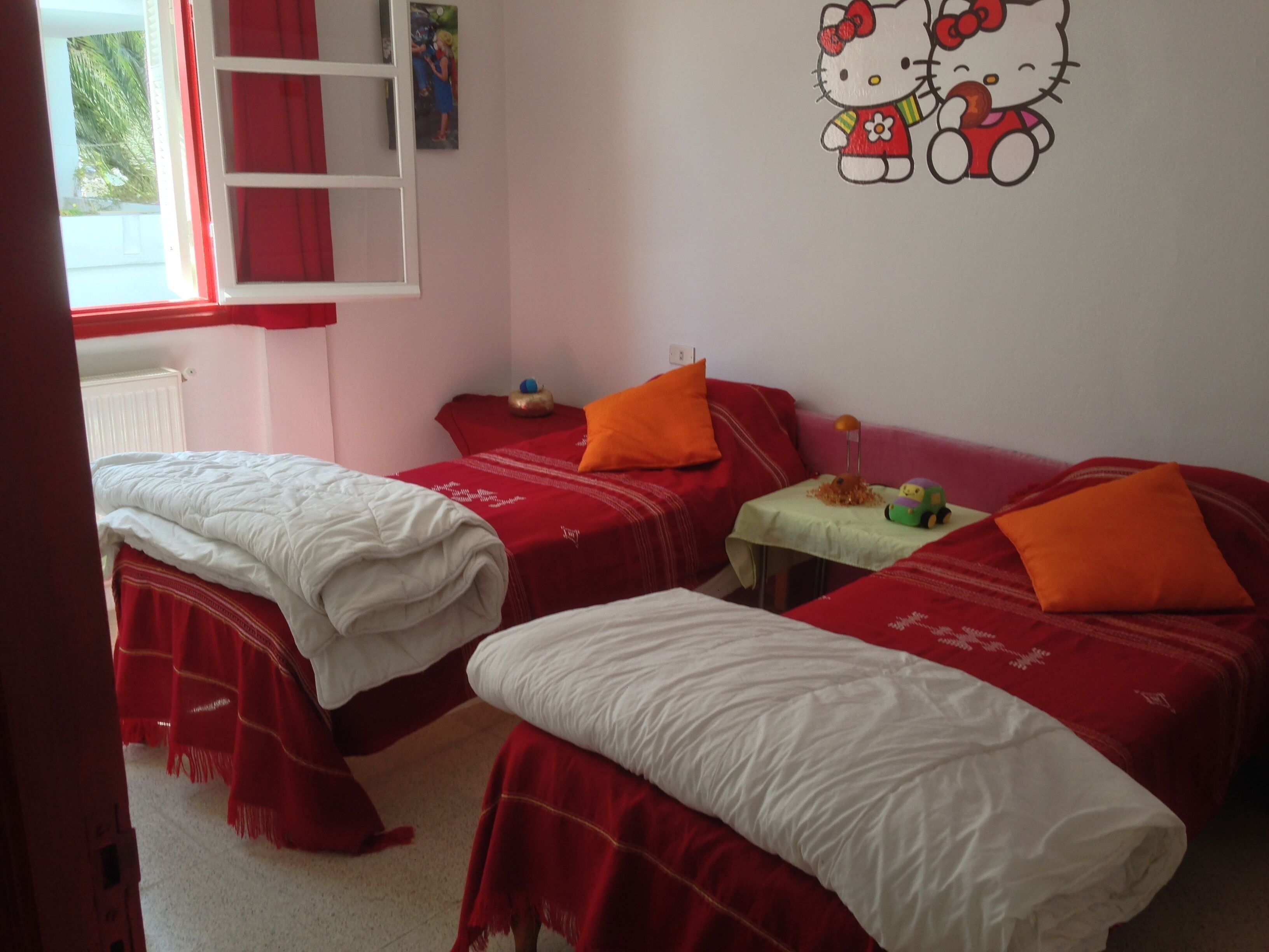 Family Apartment | 1 bedroom, Egyptian cotton sheets, premium bedding, desk
