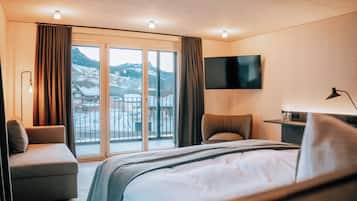 Suite, Sauna | Allergikerbettwaren, Daunenbettdecken, Pillowtop-Betten, Zimmersafe