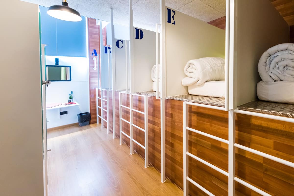 共用宿舍, 男女混合宿舍, 私人浴室 (Individual Bed ) | 書桌、手提電腦工作空間、隔音、免費 Wi-Fi