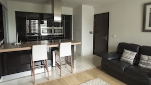 Deluxe Apartment, 2 Bedrooms | Living area | Flat-screen TV - The Edges (Dublin)