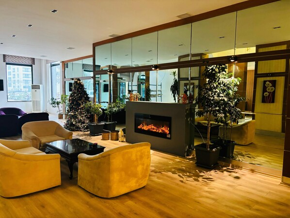 Sala de estar en el lobby