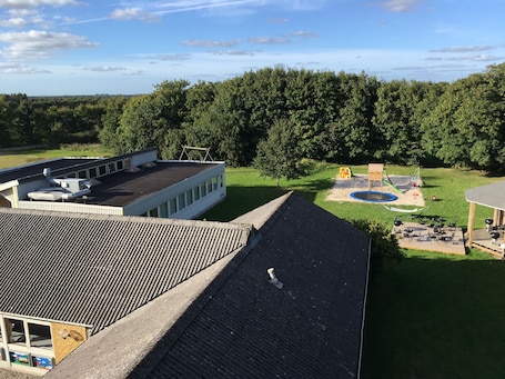 Aerial view. Hestkær Family Rooms
