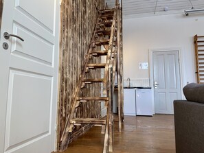 Extra Big Two-Bedroom Apartment with 2 lofts and with Private Bathroom and Kitchenette | Living area