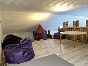 Extra Big Two-Bedroom Apartment with 2 lofts and with Private Bathroom and Kitchenette | 1 bedroom, minibar, individually decorated, laptop workspace