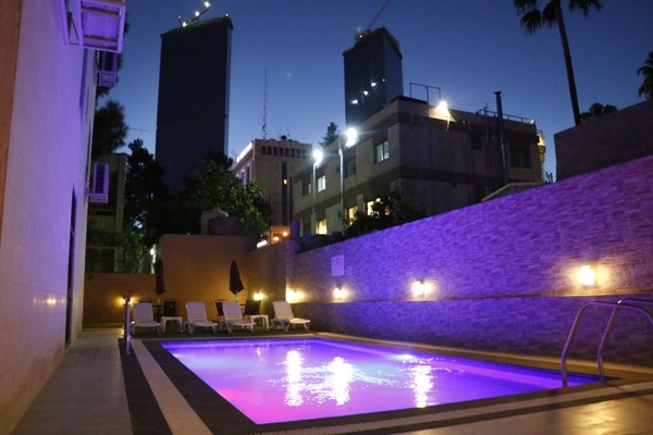 Outdoor pool, open 9:00 AM to 5:00 PM, sun loungers
