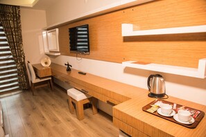 Minibar, in-room safe, desk, blackout drapes