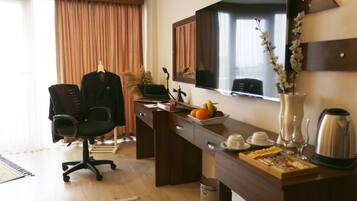 Habitación con 1 cama matrimonial o 2 individuales | Sábanas de algodón egipcio y ropa de cama de alta calidad