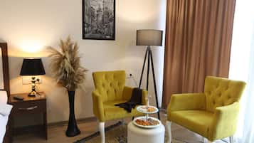 Habitación con 1 cama matrimonial o 2 individuales | Sábanas de algodón egipcio y ropa de cama de alta calidad