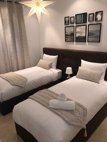 2 habitaciones y ropa de cama de alta calidad