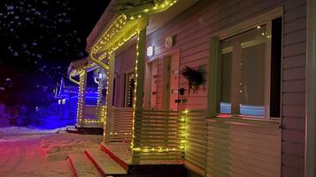 Majoituspaikan julkisivu