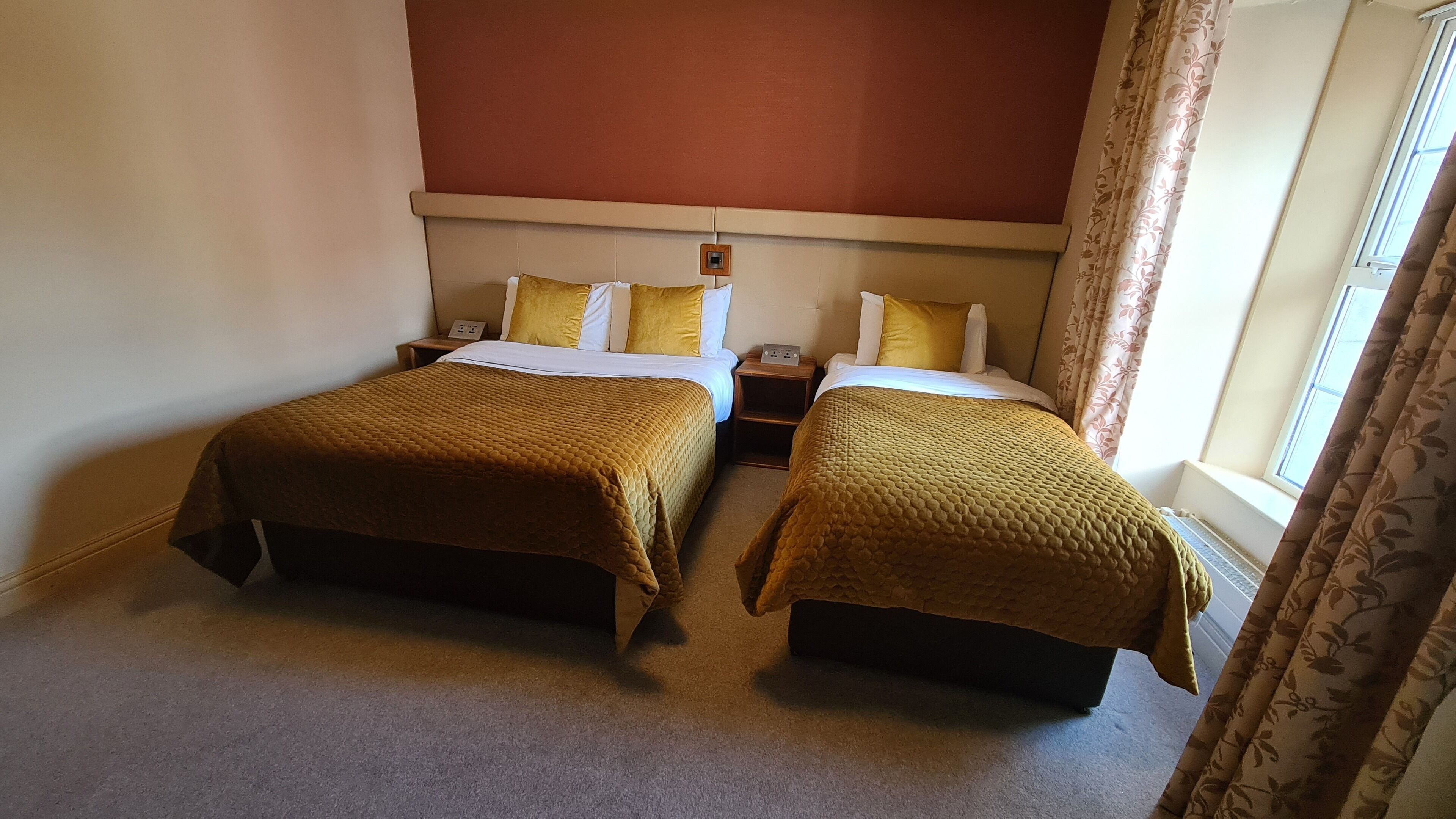 double or twin room | in-room safe, desk, iron/ironing board, free wifi