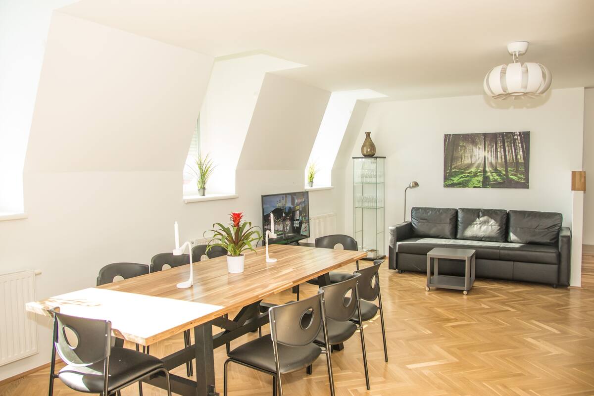 Comfort appartement, 2 slaapkamers, terras (TOP 24) | Dineren in de kamer