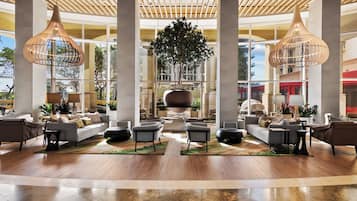 Sala de estar en el lobby
