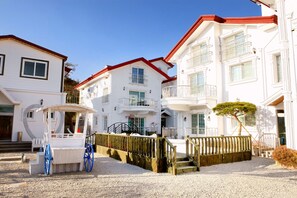 Façade de l’hébergement