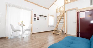 Duplex (Okra) | Living area | Flat-screen TV - Hadong Olive Pension (Hadong)