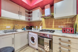 Microwave, coffee/tea maker