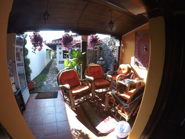 Lobby sitting area