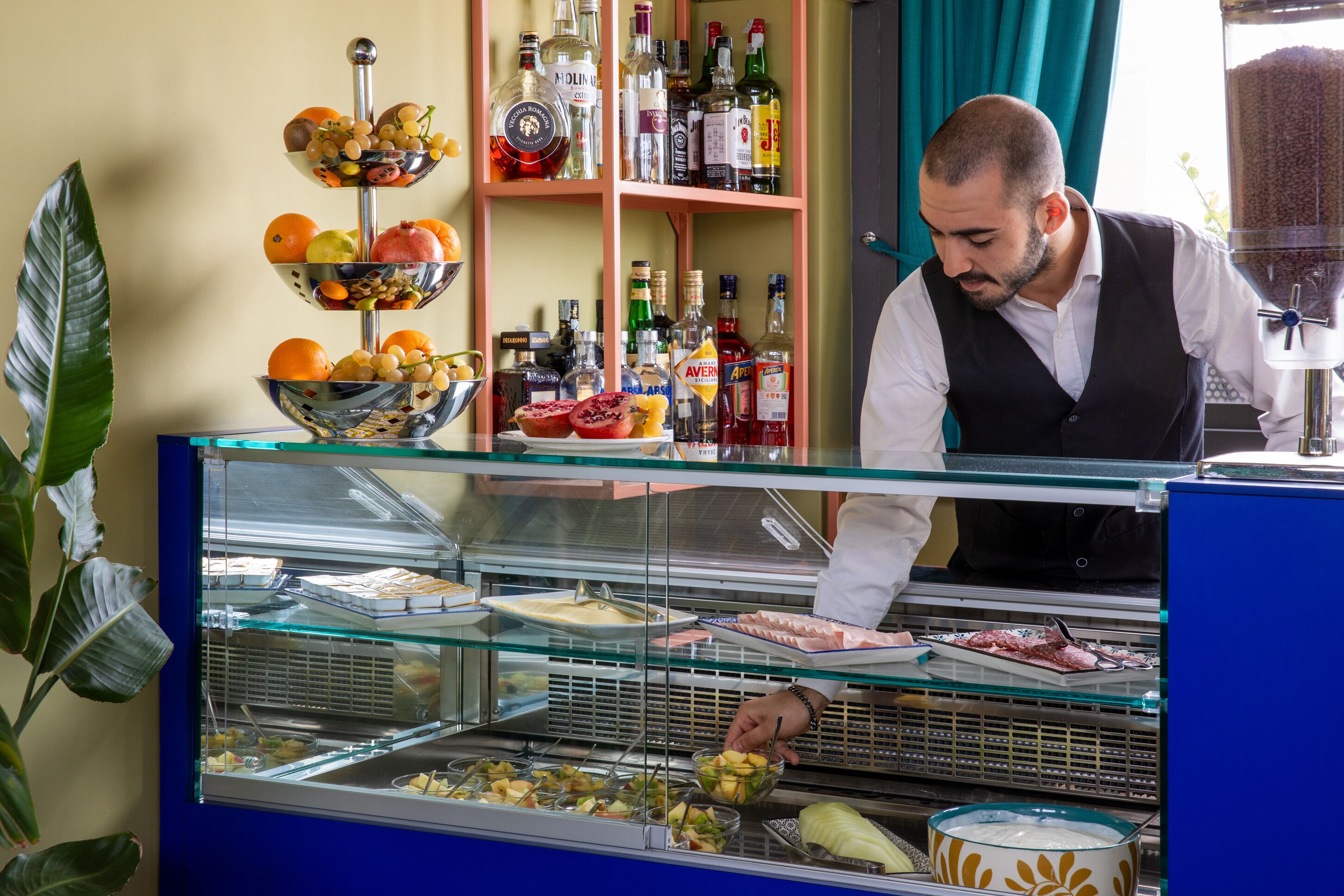 daily buffet breakfast (eur 15 per person)