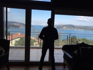 Blick von der Unterkunft