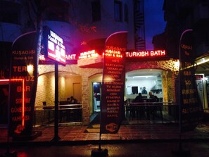 Front of property – evening/night