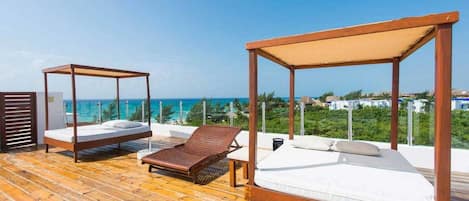 Exclusive-lejlighed | Terrasse/gårdhave