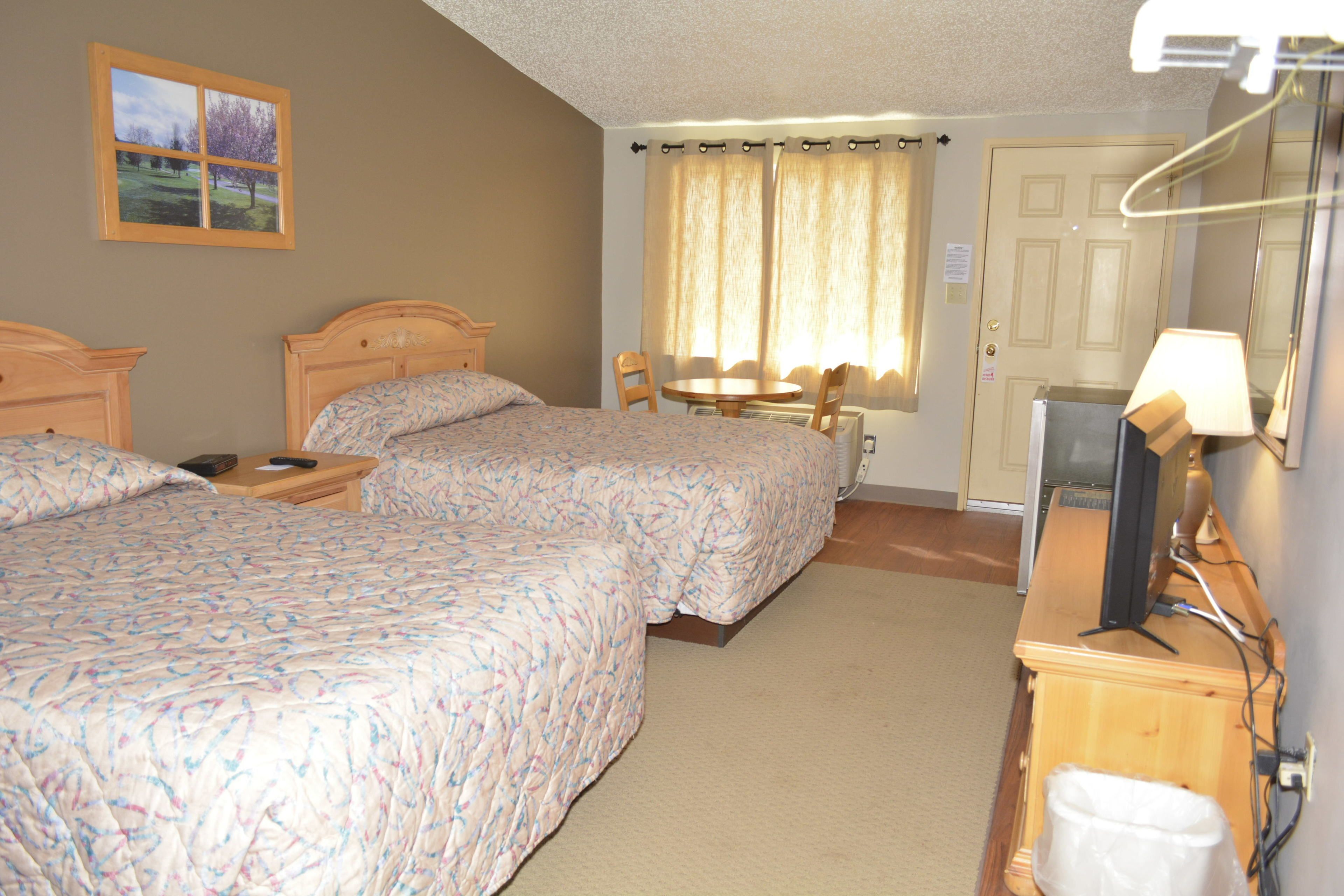 blackout curtains, iron/ironing board, free wifi, bed sheets