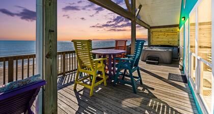 MoonStone Ocean avant! 3 BR et 2 BTH, cuisine gastronomique Awesome Deck