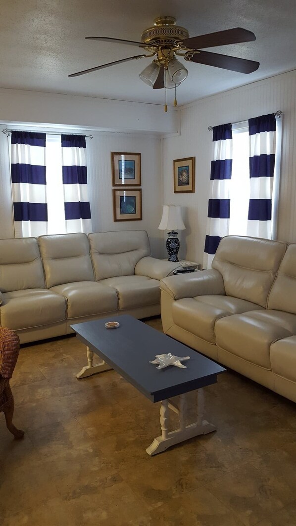 TV, DVD player, books